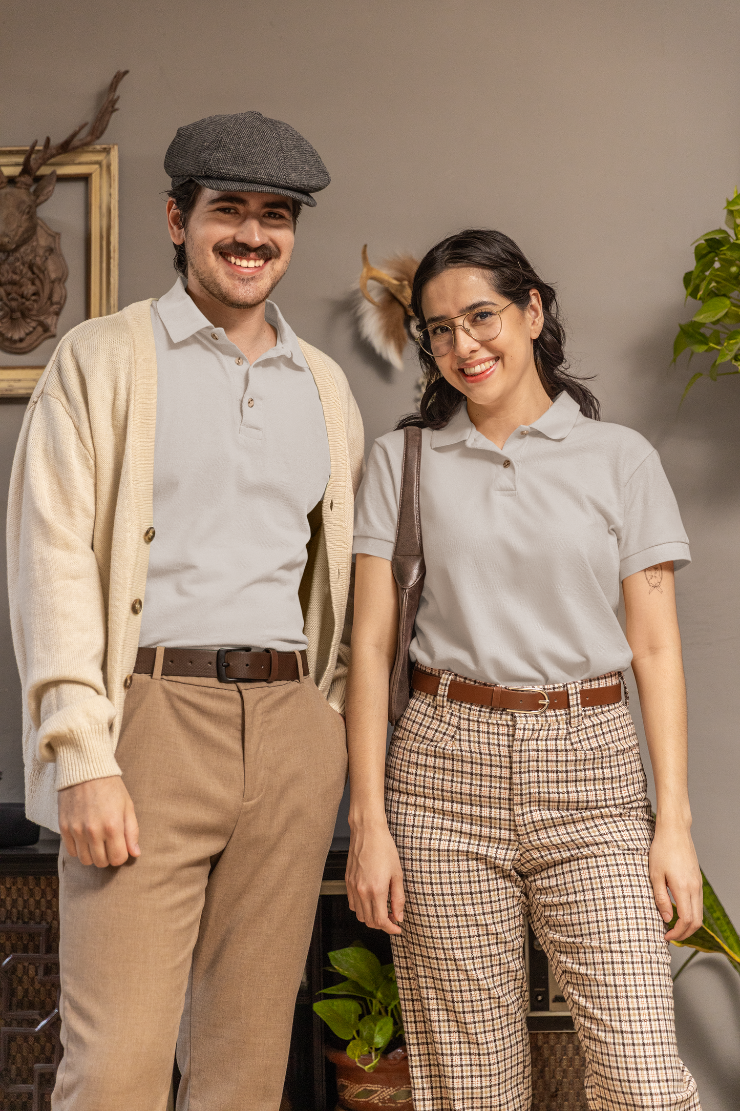 Grey HTR Plus Polo Unisex Polo