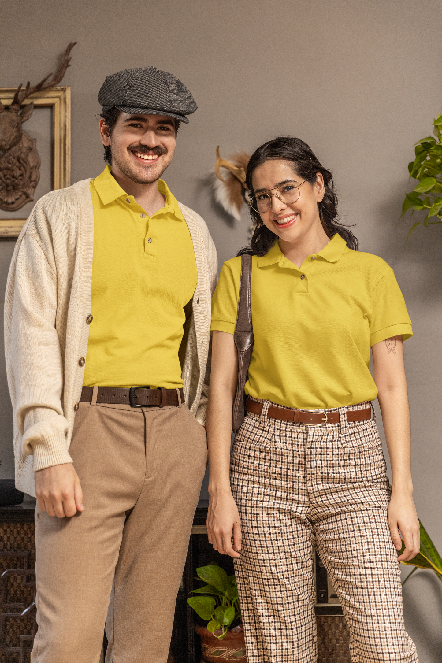 Yellow Plus Polo Unisex Polo