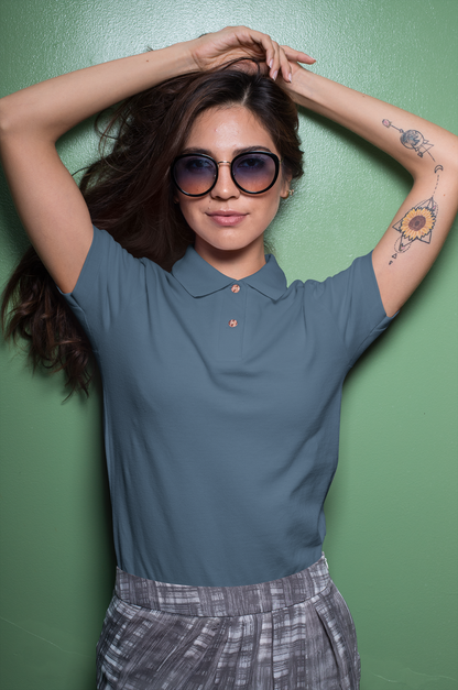 Petrol Blue Executive Unisex Polo
