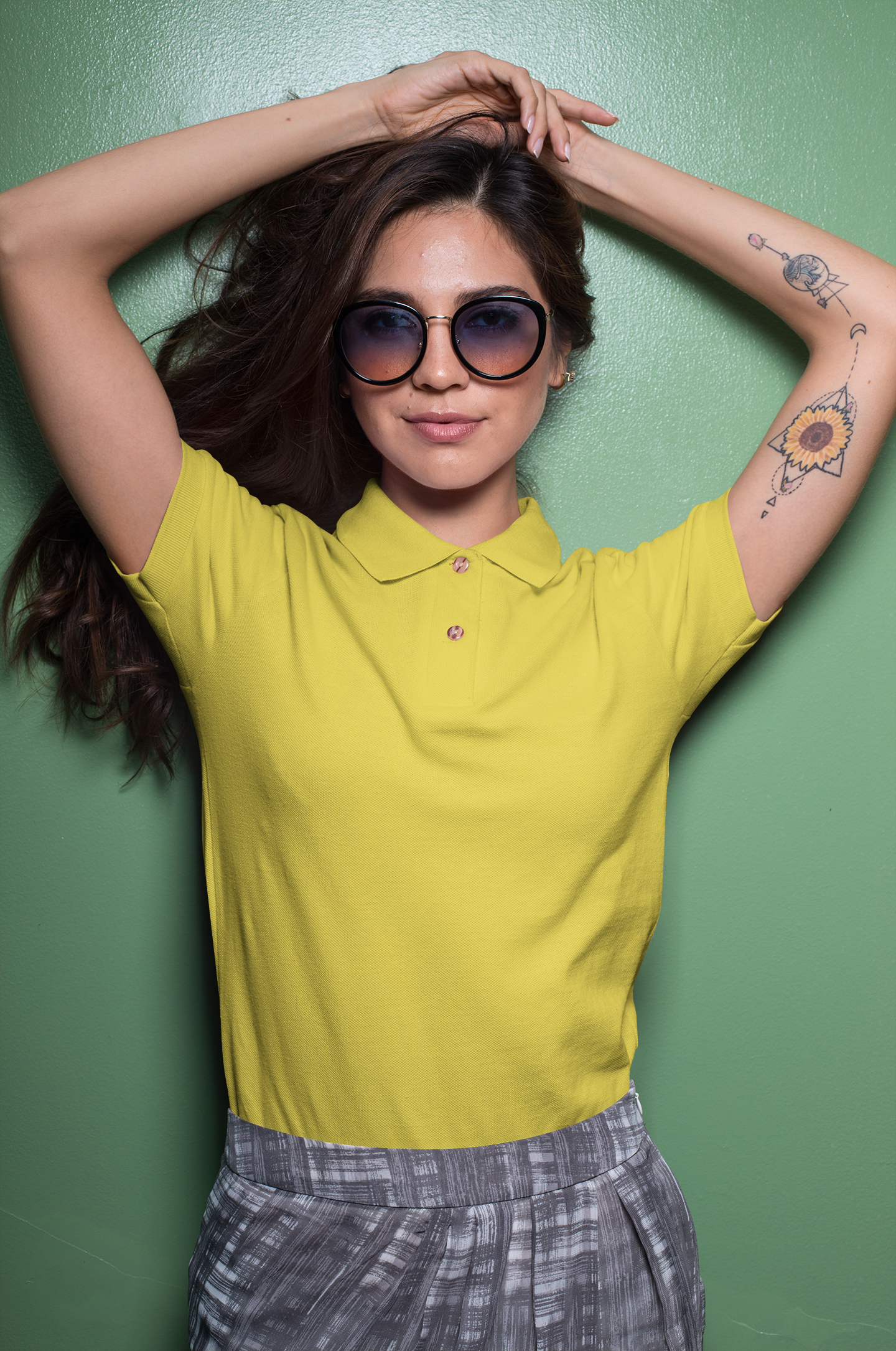 Yellow Executive Unisex Polo