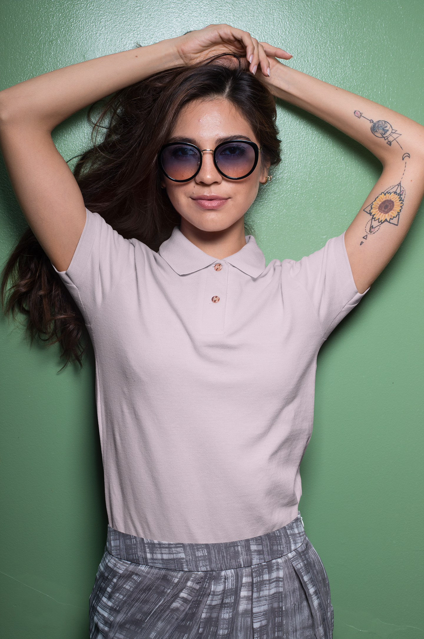 Soft Pink Executive Unisex Polo
