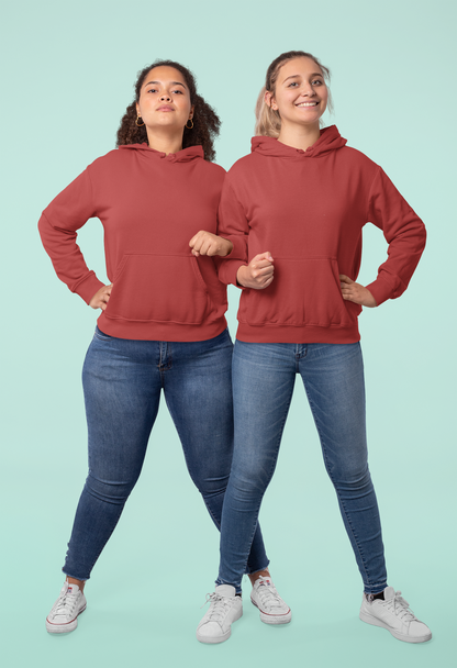 Red  Snowsoft Unisex Pullover Hoodie