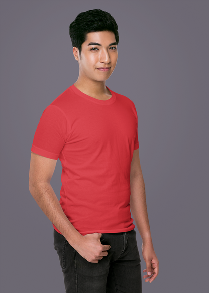 Red Premium 160 GSM Unisex Round Neck
