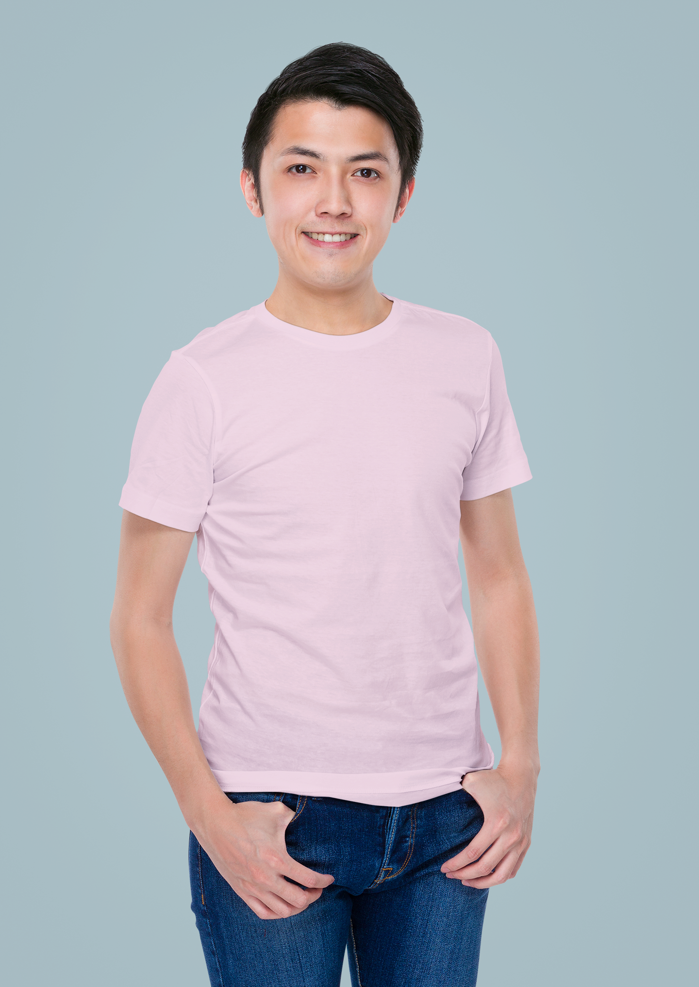 Soft pink Premium 160 GSM Unisex Round Neck