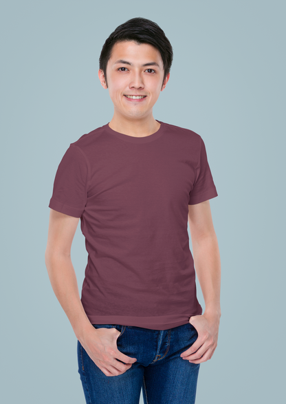 Maroon Premium 160 GSM Unisex Round Neck