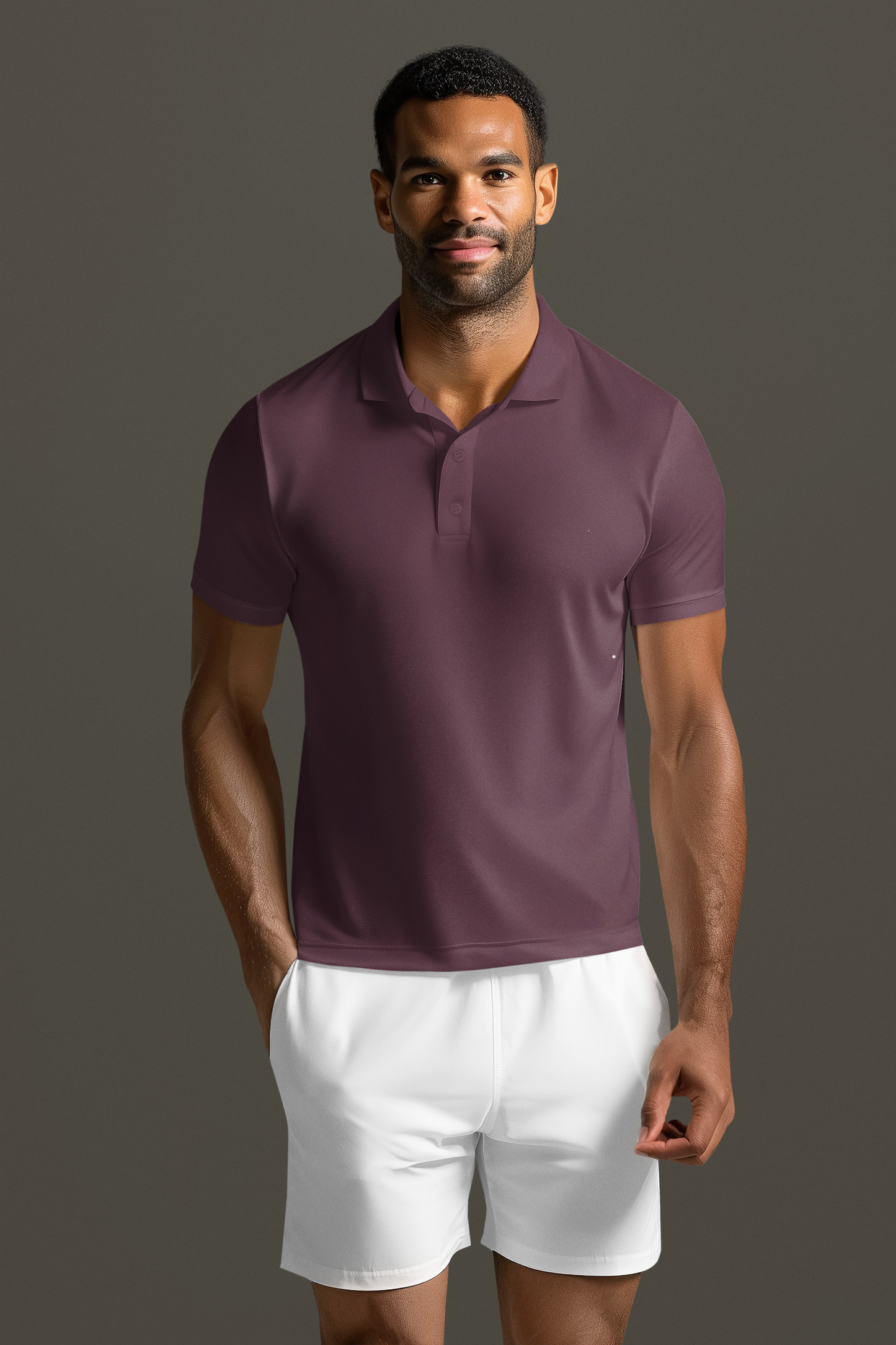Maroon Executive Unisex Polo