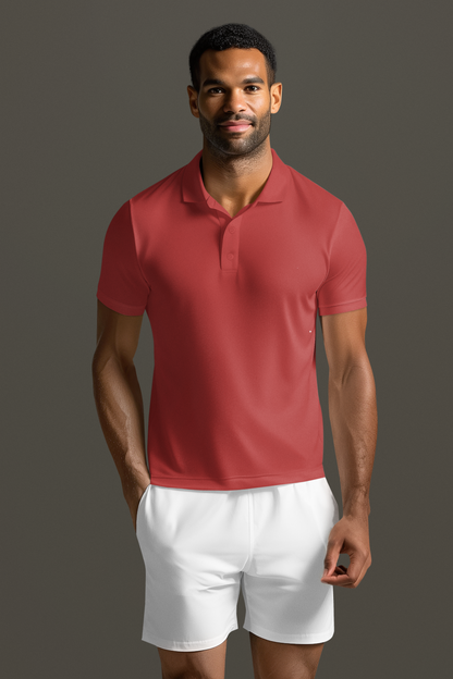 Red Executive Unisex Polo