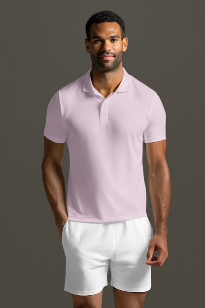 Soft Pink Executive Unisex Polo