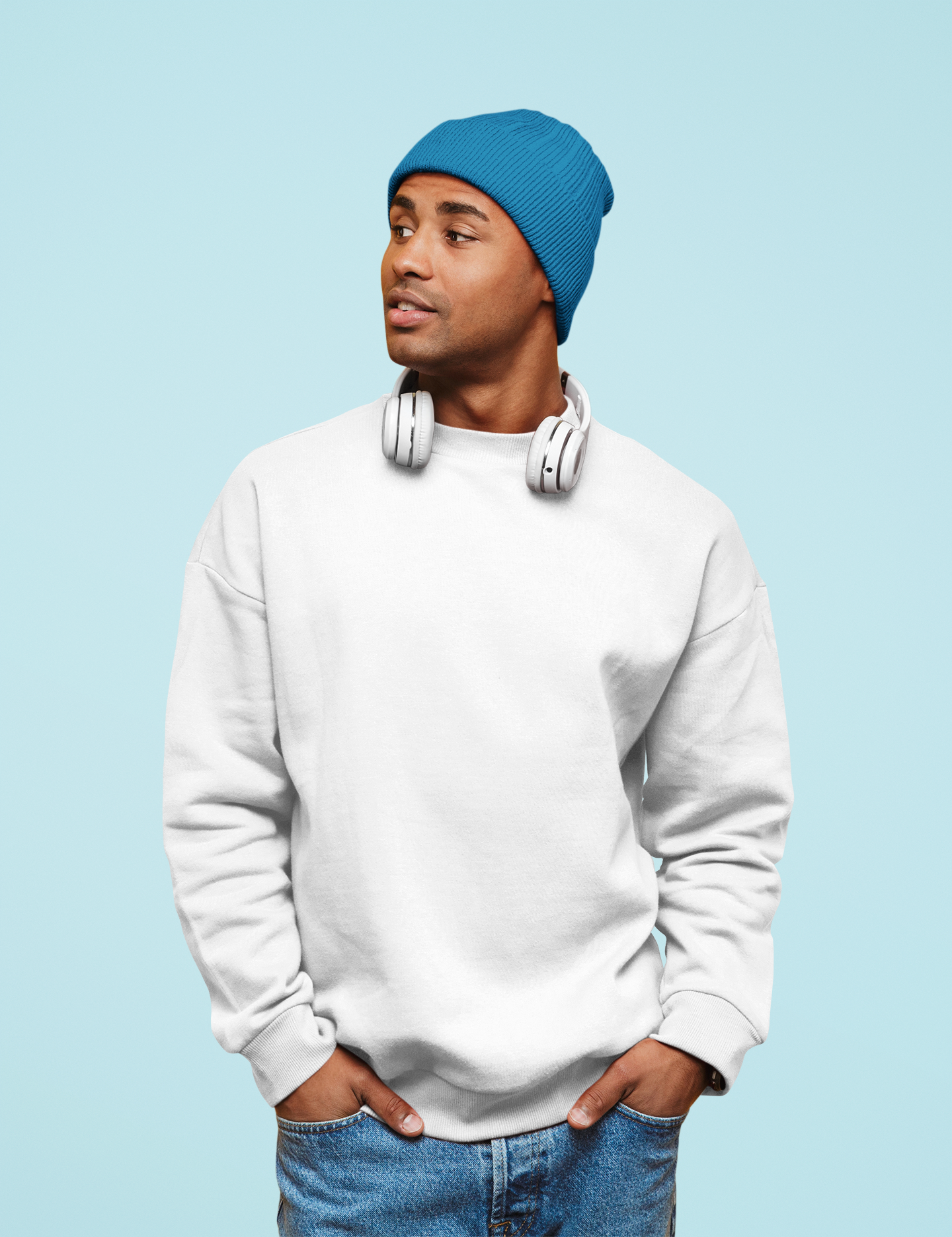 White Snowsoft Unisex Sweatshirt