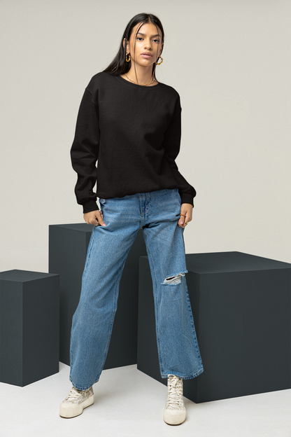 Black Snowsoft Unisex Sweatshirt