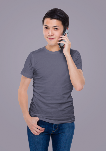 Navy Blue Premium 160 GSM Unisex Round Neck