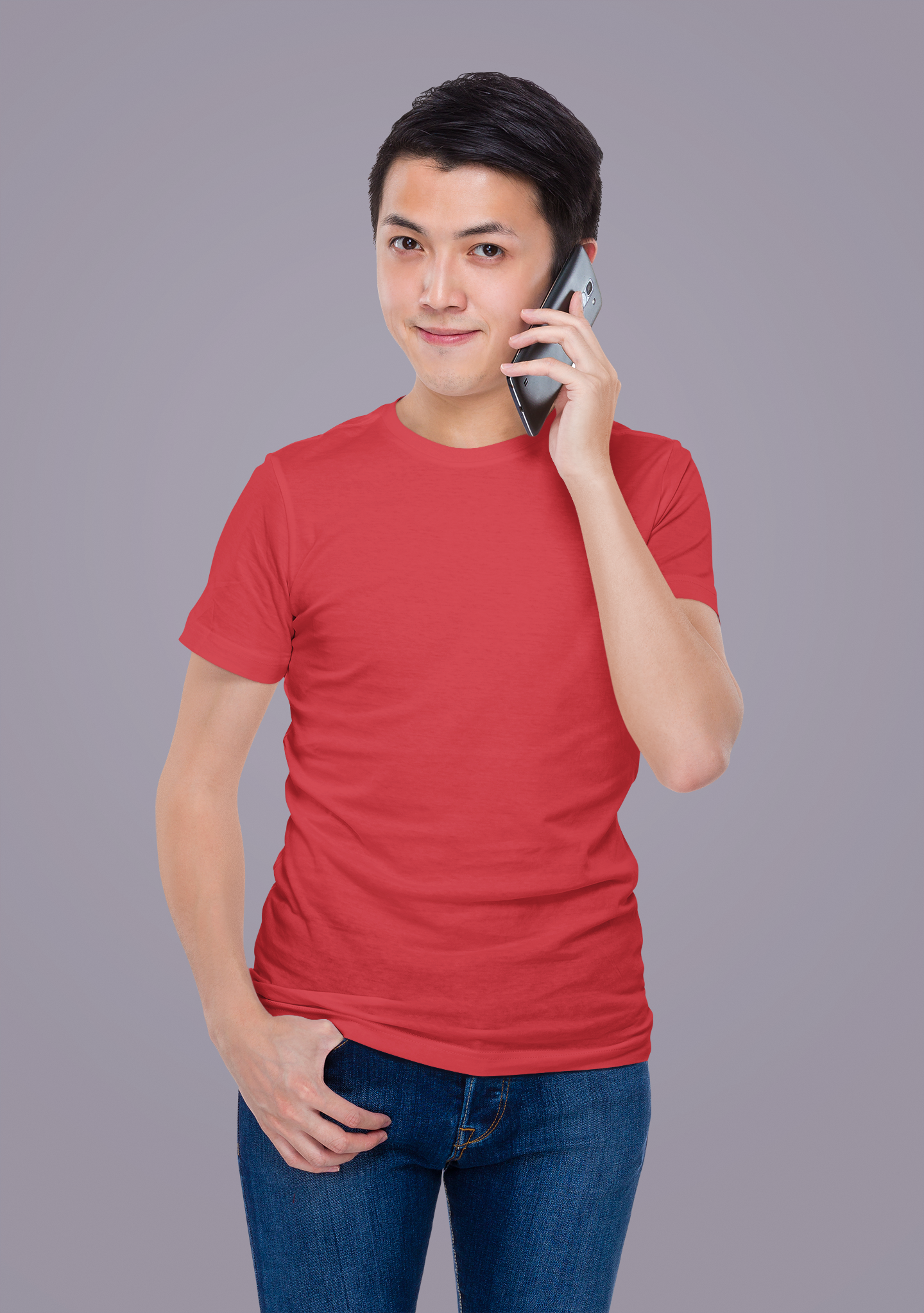 Red Premium 160 GSM Unisex Round Neck