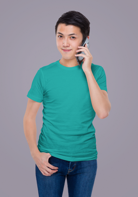 Teal Premium 160 GSM Unisex Round Neck