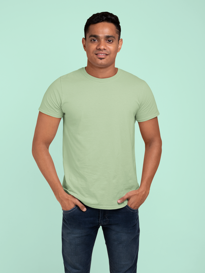 Kiwi Green Platinum 180 GSM Unisex Round Neck
