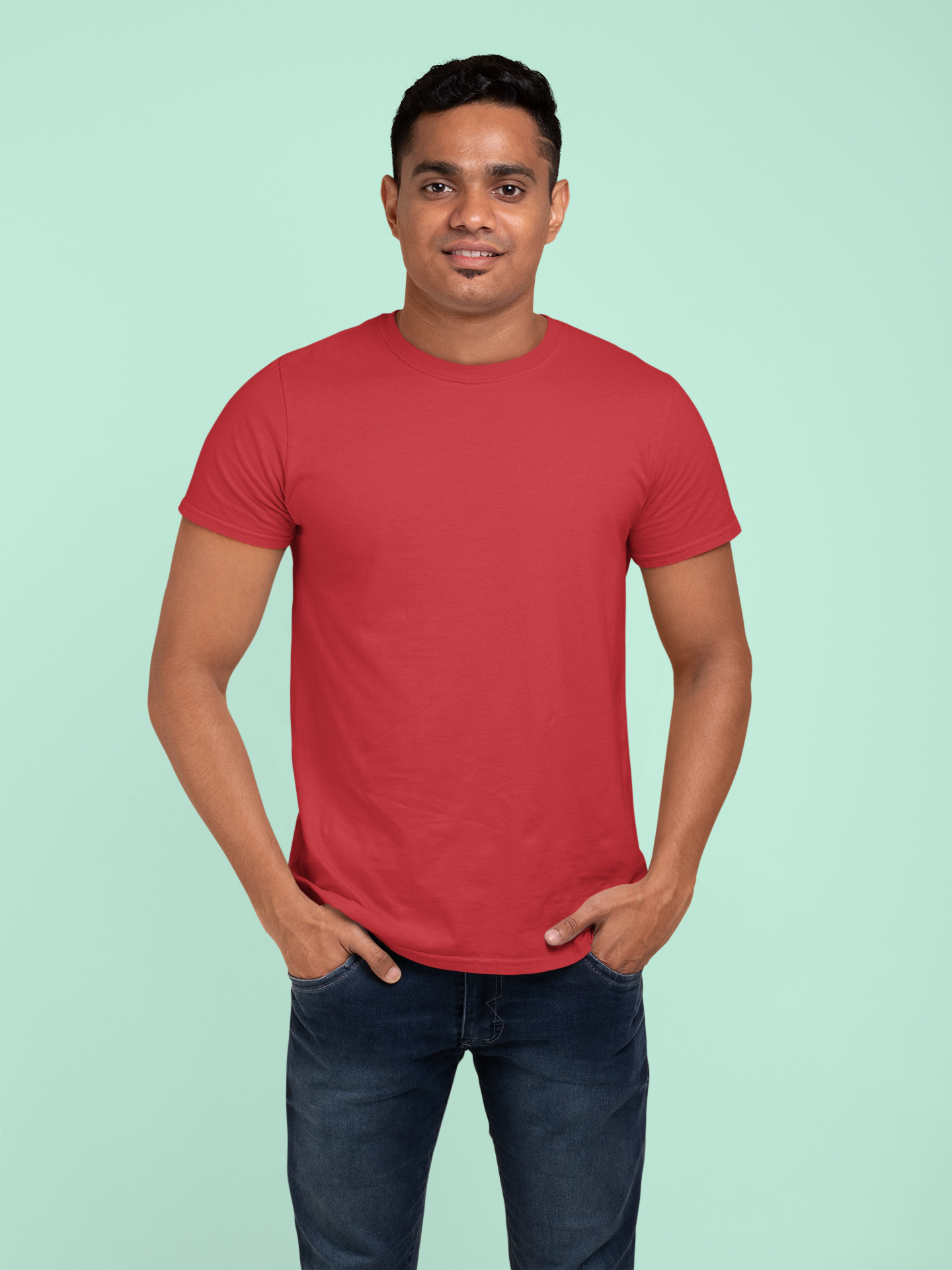 Red Platinum 180 GSM Unisex Round Neck