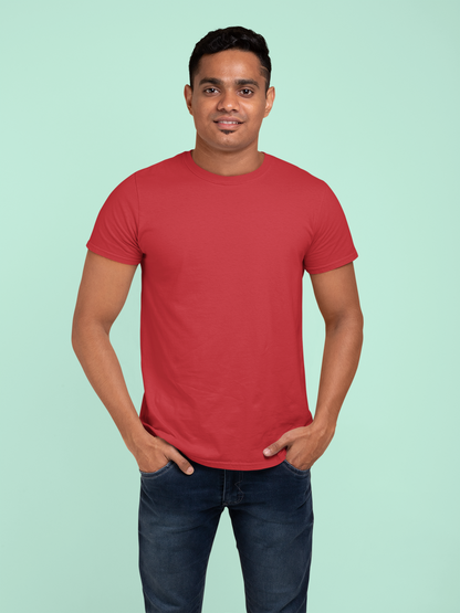 Red Platinum 180 GSM Unisex Round Neck