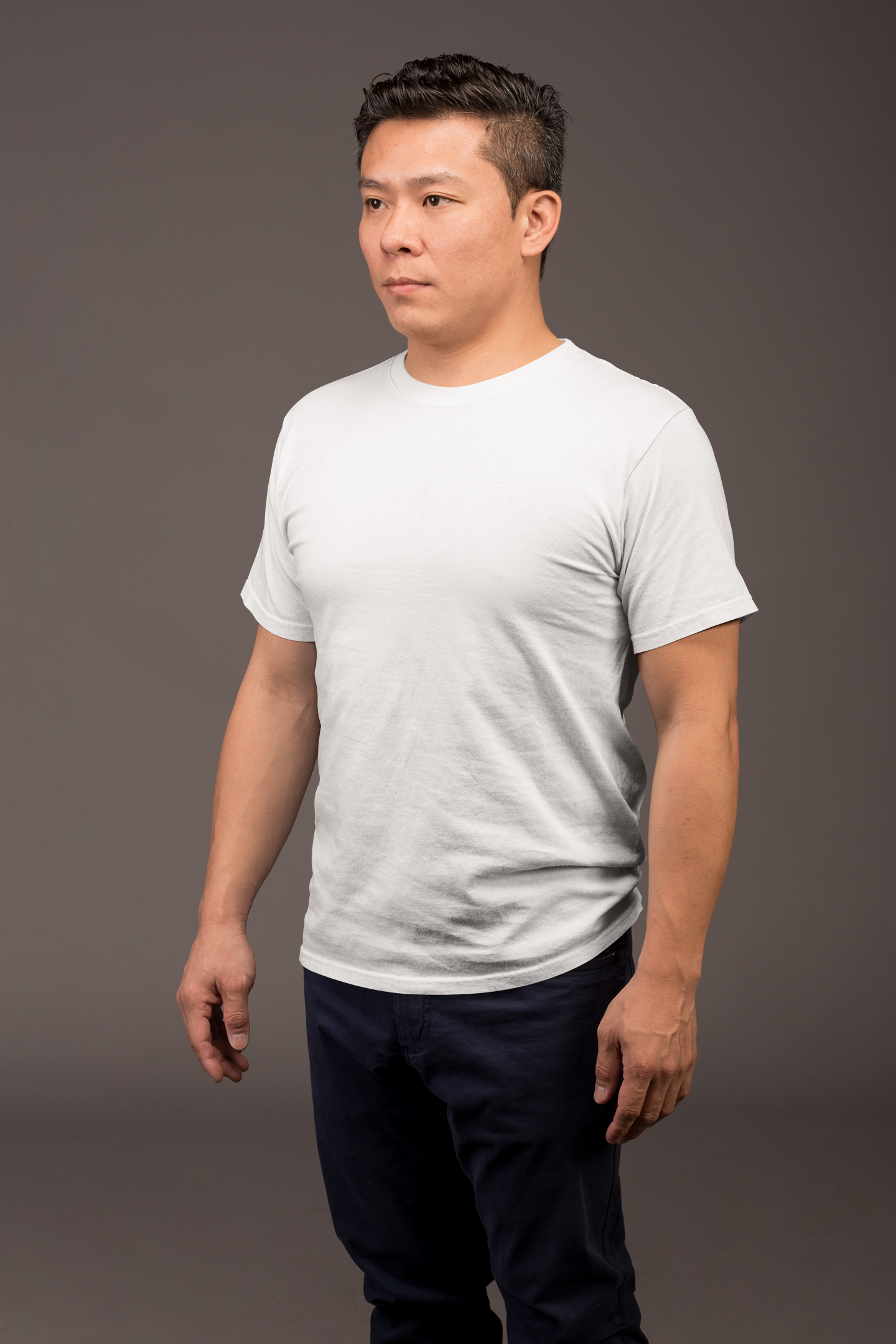 White Premium 160 GSM Unisex Round Neck