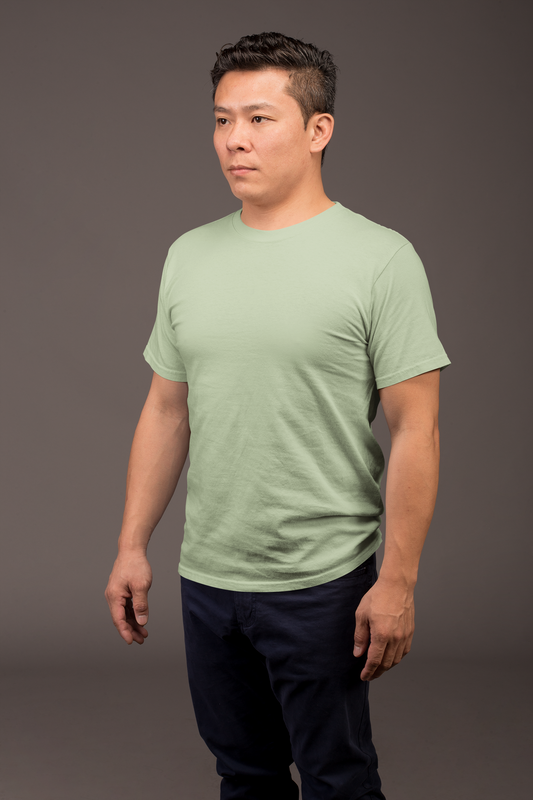 Kiwi Green Premium 160 GSM Unisex Round Neck