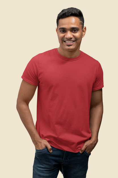 Red Platinum 180 GSM Unisex Round Neck